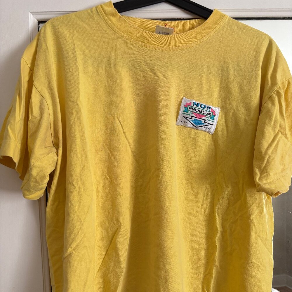 "No Problem" Club Vintage Cotton Crewneck Tshirt